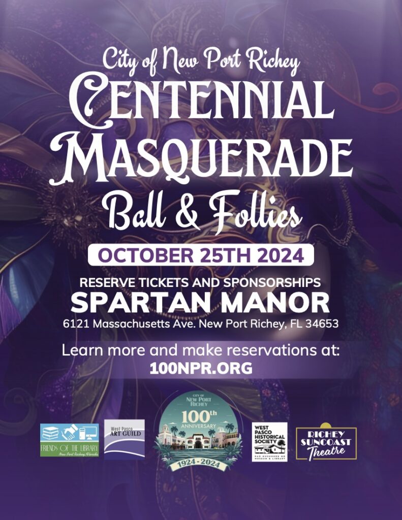 Centennial Masquerade Ball and Follies Flyer - 10.25.2024 - Sponsor and Event Info (1)