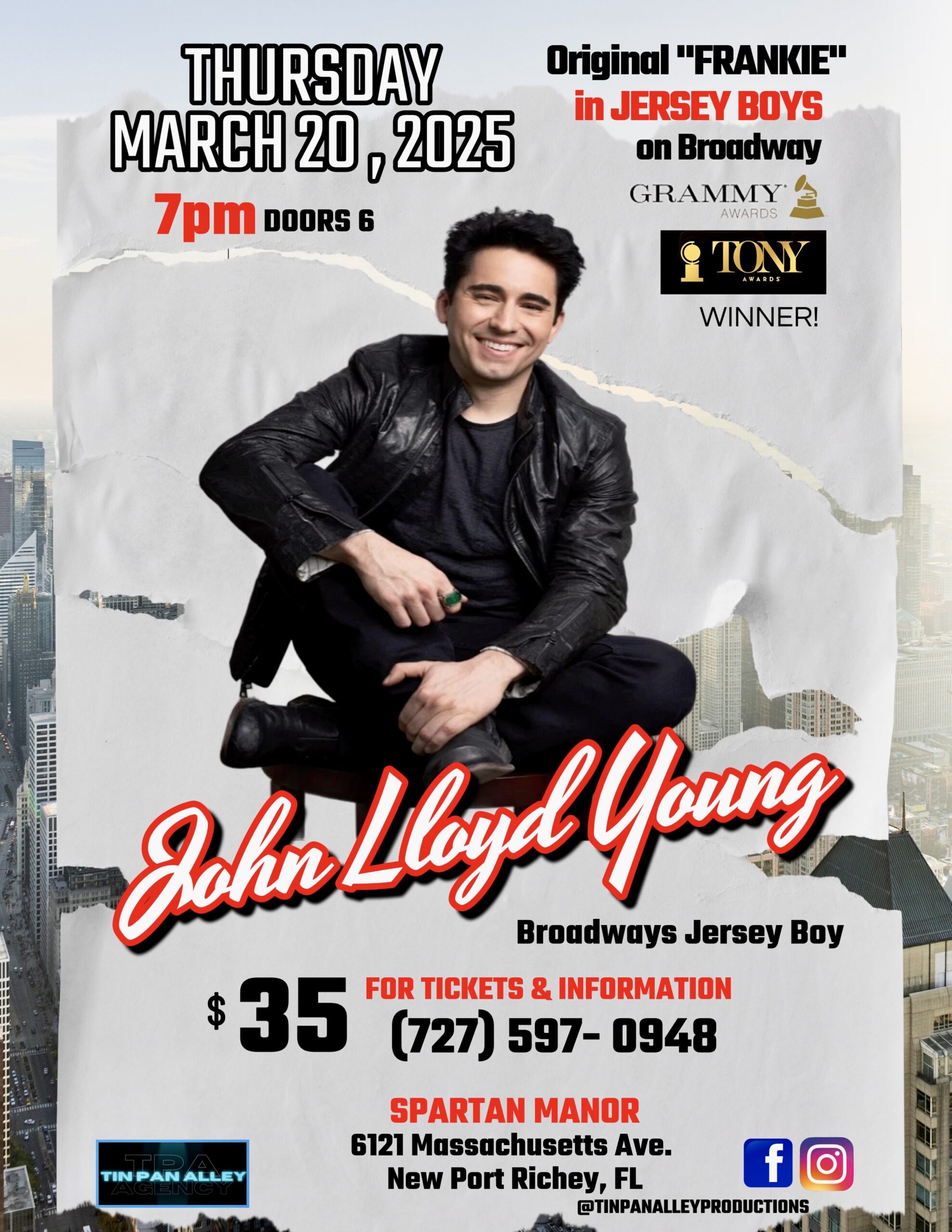 A poster of john lloyd young