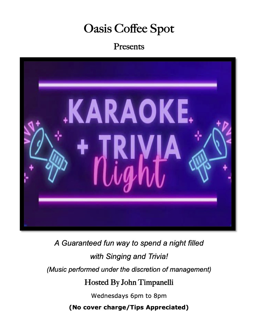 Oasis Karaoke and Trivia Night